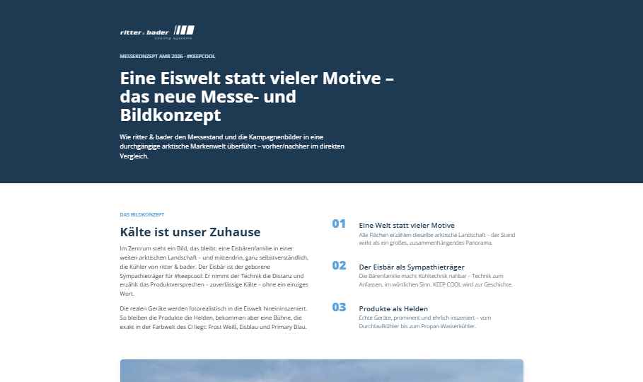 Screenshot des Messestand-Konzepts