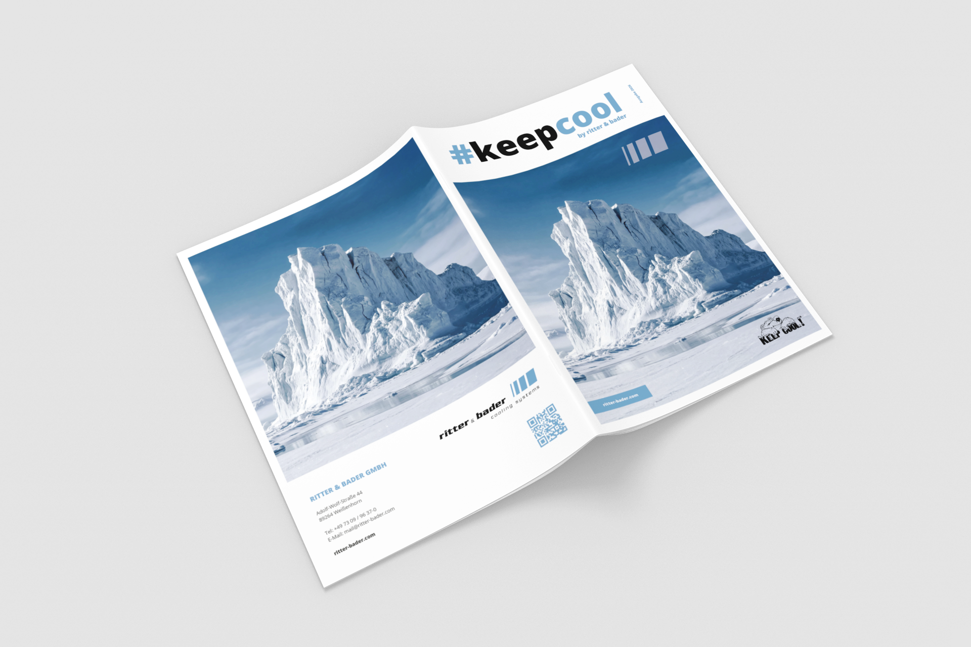 3D-Mockup des V3-Umschlags – Vorder- und Rückseite
